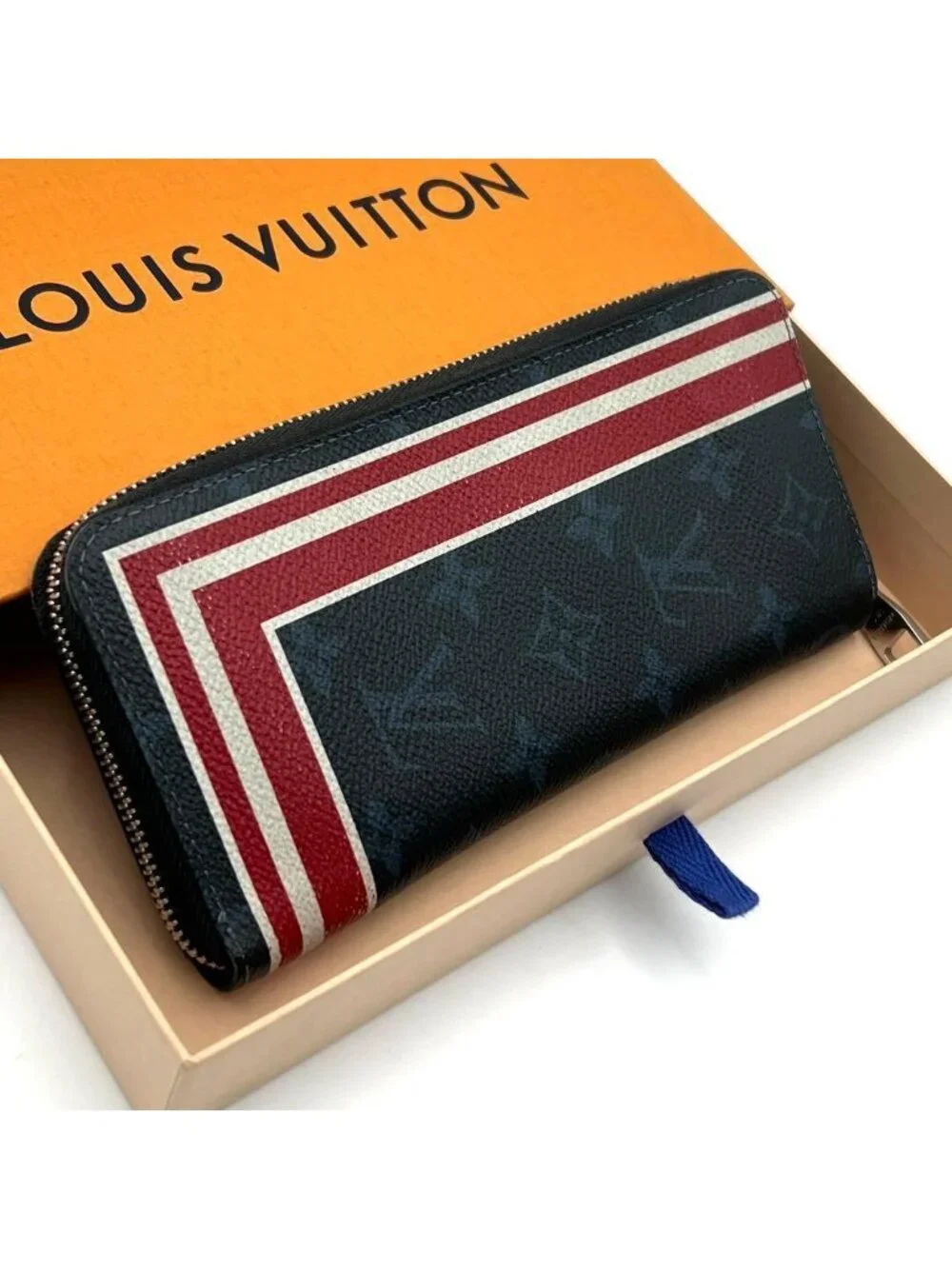 Louis Vuitton Monogram Cobalt Vertical Wallet Limited